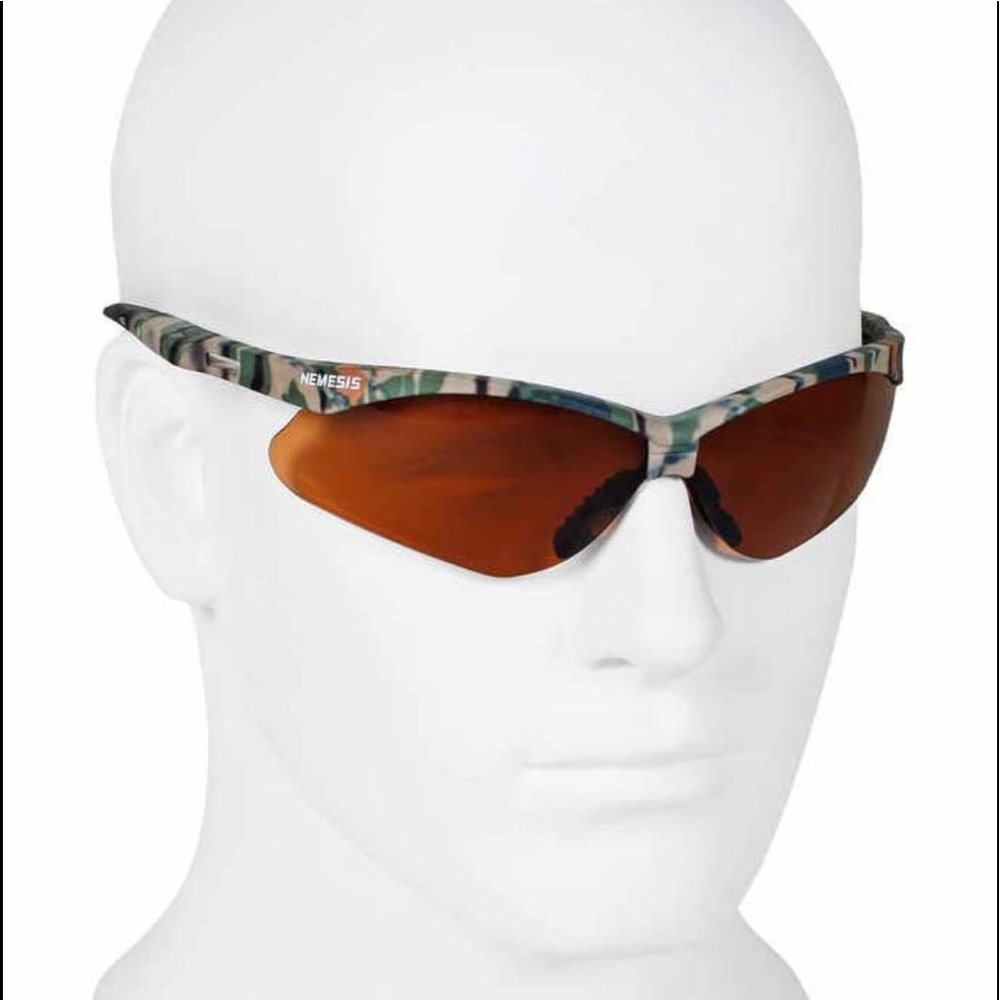 KleenGuard Bronze Lenses, Framed Safety Glasses - Scratch Resistant, Camouflage